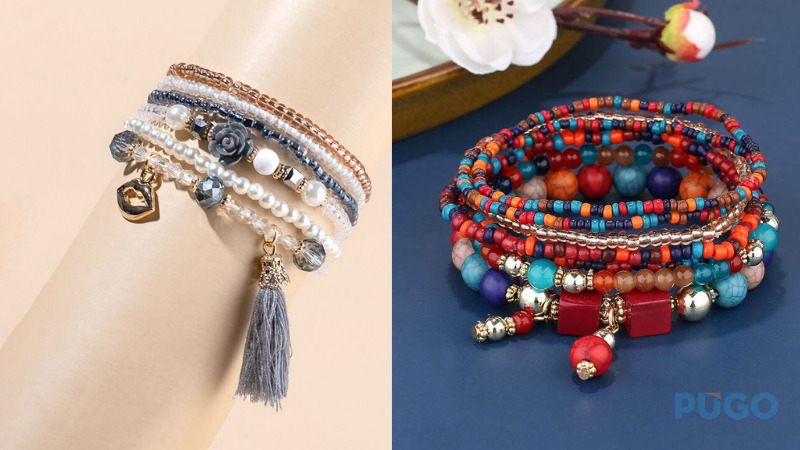 Vòng tay nữ phong cách bohemian