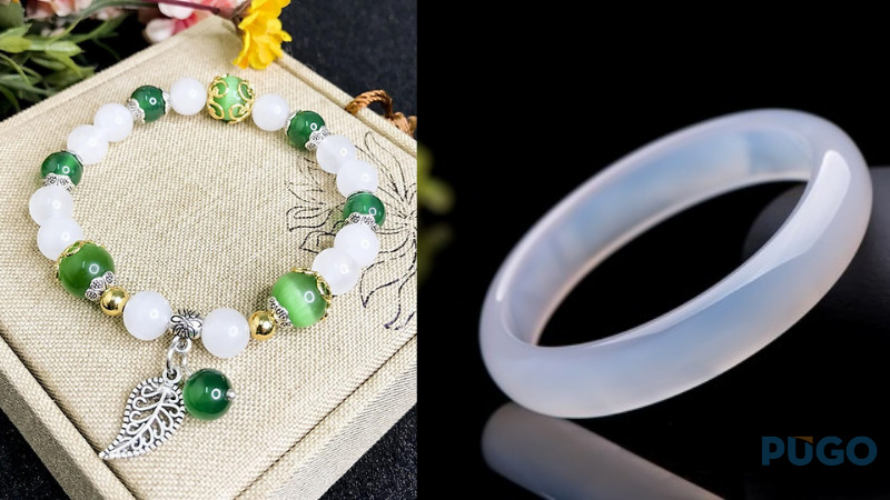 Vòng tay nữ từ đá quý