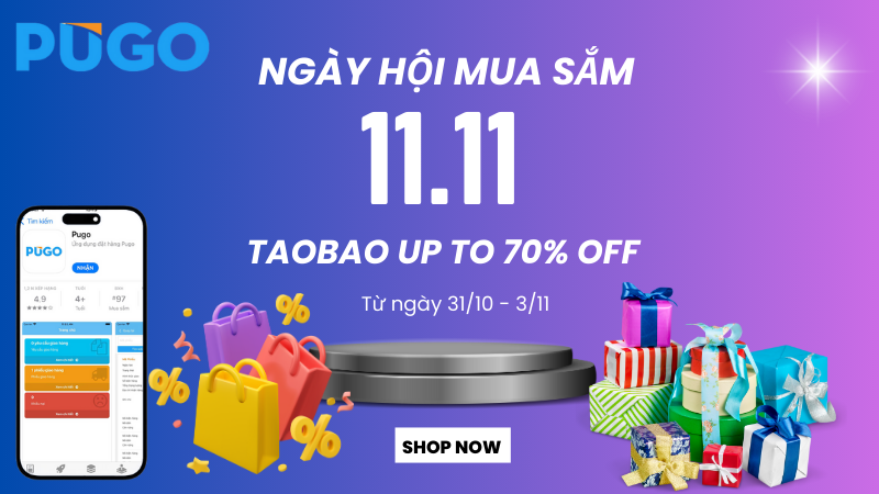 Ngày hội mua sắm 11/11, Taobao giảm giá đến 70% Ngày hội mua sắm 11/11, Taobao giảm giá đến 70%