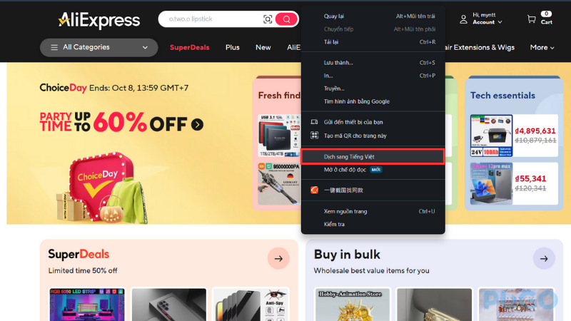 Dịch sang tiếng Việt Dịch sang tiếng Việt