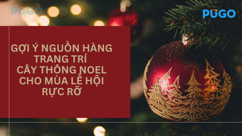 Gợi ý nguồn hàng trang trí cây thông Noel cho mùa lễ hội rực rỡ Gợi ý nguồn hàng trang trí cây thông Noel cho mùa lễ hội rực rỡ