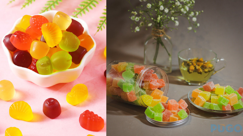 Kẹo dẹo nhiều màu sắc