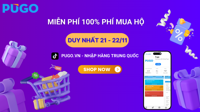 Pugo miễn phí phí mua hộ Pugo miễn phí phí mua hộ