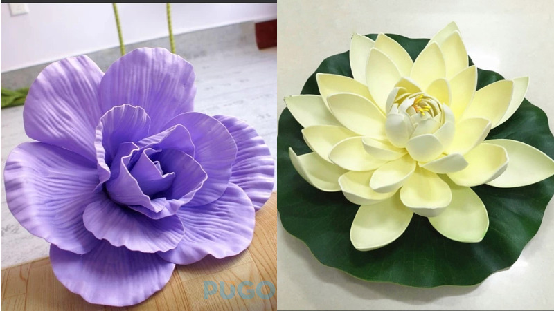 Hoa giả cao cấp làm từ chất liệu foam