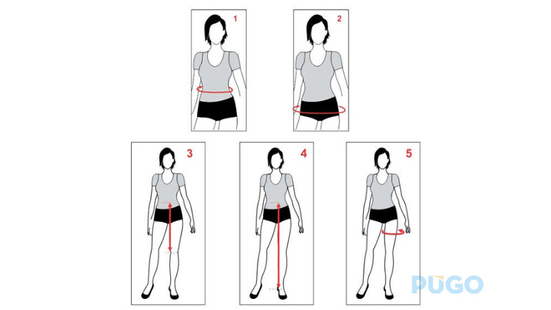 Cách lấy số đo cơ thể để xác định size quần nữ