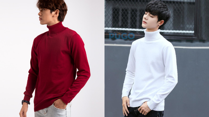 Áo cổ lọ dành cho nam