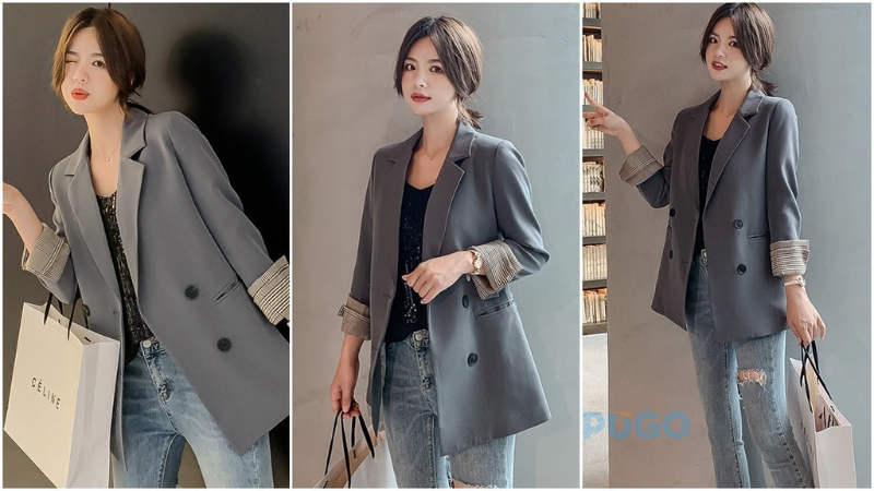 Blazer thu đông dành cho nữ
