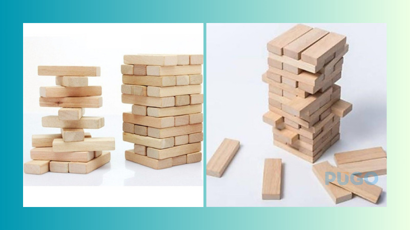 Đồ chơi rút gỗ truyền thống Đồ chơi rút gỗ truyền thống