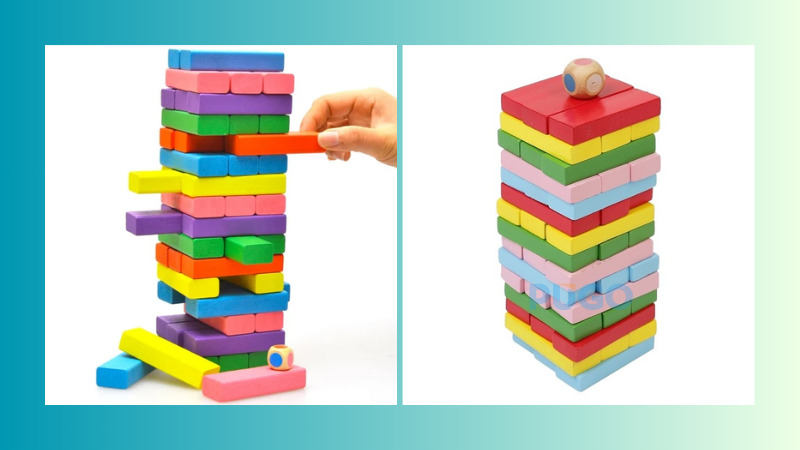 Đồ chơi rút gỗ màu sắc Đồ chơi rút gỗ màu sắc