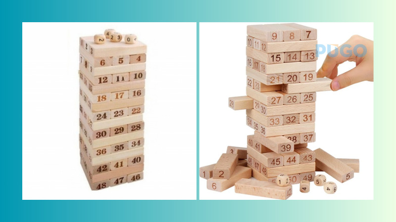 Đồ chơi rút gỗ số Đồ chơi rút gỗ số