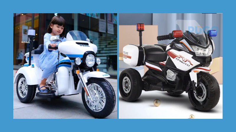 Xe máy điện 3 bánh cảnh sát