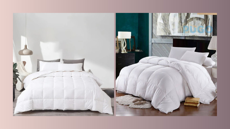 Chăn bông lông vũ nhân tạo