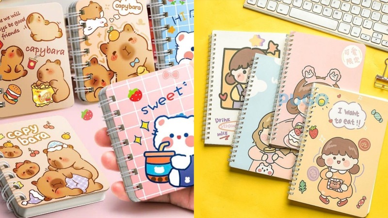 Sổ tay in hình nhân vật hoạt hình Sổ tay in hình nhân vật hoạt hình