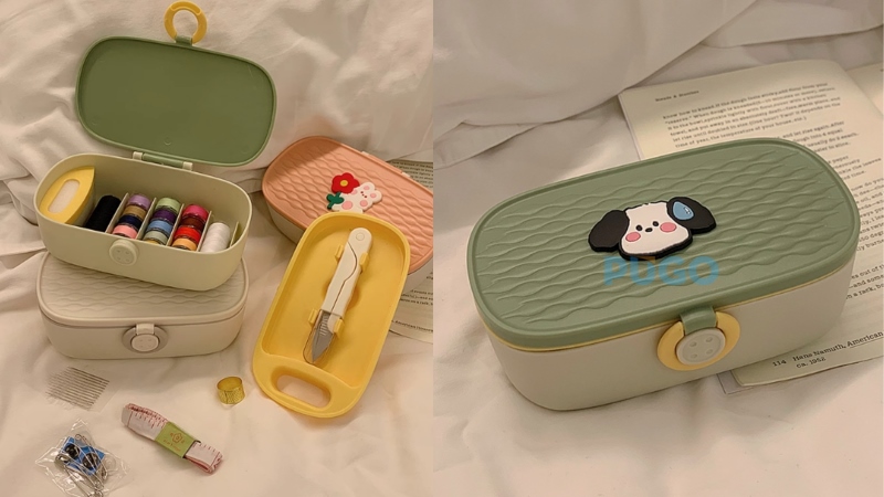 Hộp kim chỉ bằng nhựa