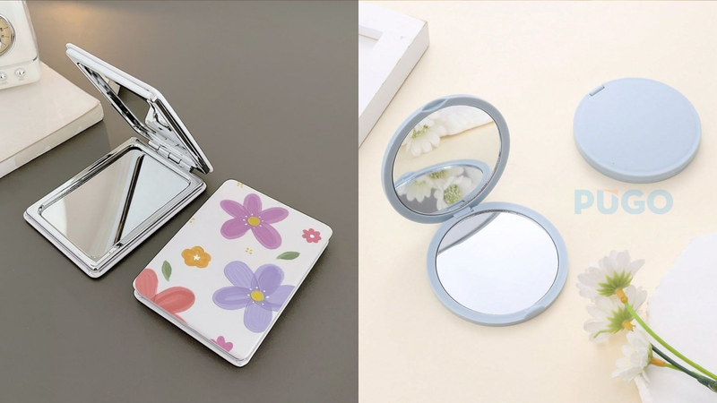 Gương trang điểm cầm tay mini