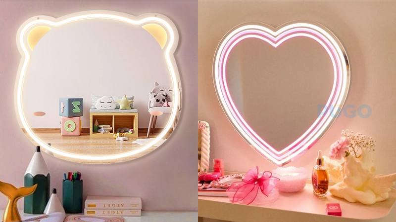 Gương trang điểm treo tường