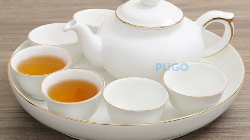 Bộ ấm trà sứ