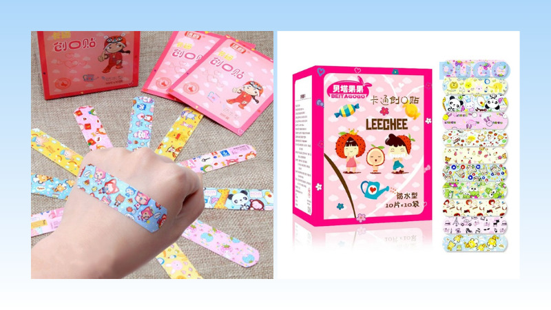 Băng keo cá nhân họa tiết dễ thương