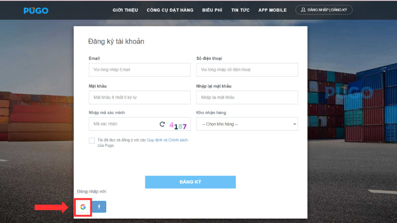 Bấm vào biểu tượng Gmail