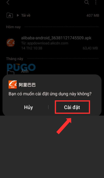 Chọn Cài đặt Chọn Cài đặt