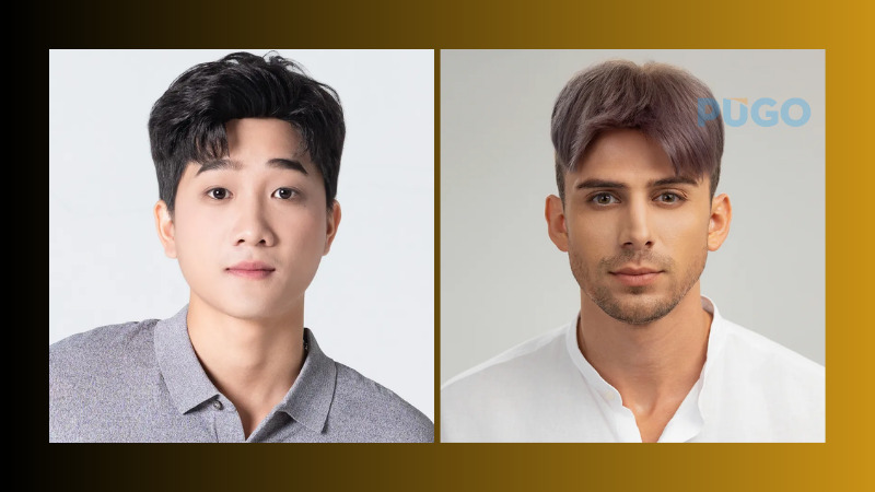 Tóc giả nam kiểu side part lịch lãm Tóc giả nam kiểu side part lịch lãm