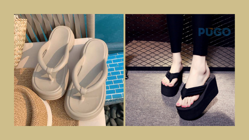 Dép xỏ ngón đế độn