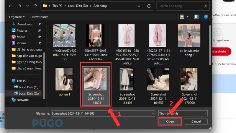 Chọn hình ảnh Chọn hình ảnh