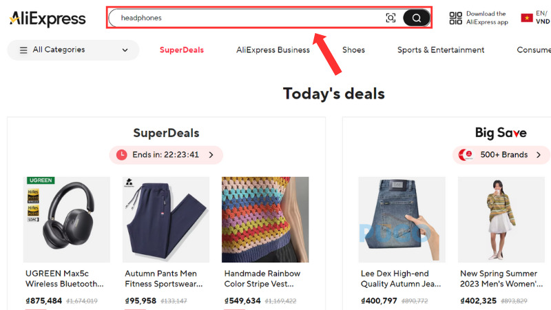 Tìm nguồn hàng AliExpress thông qua từ khóa Tìm nguồn hàng AliExpress thông qua từ khóa