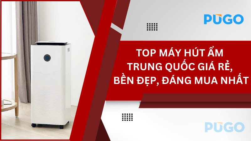 Top máy hút ẩm Trung Quốc giá rẻ, bền đẹp, đáng mua nhất
