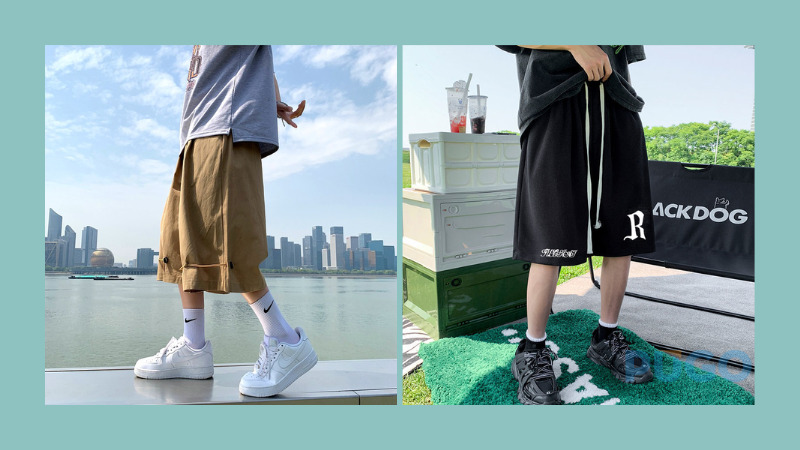 Quần short lửng rộng Quần short lửng rộng