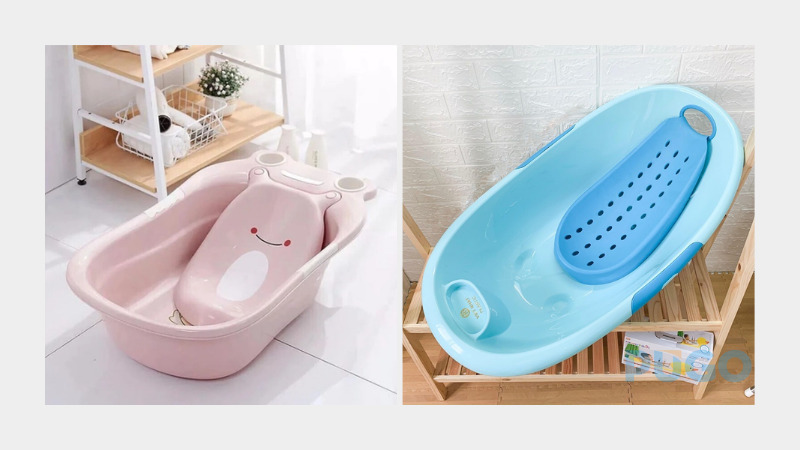 Chậu tắm có giá đỡ