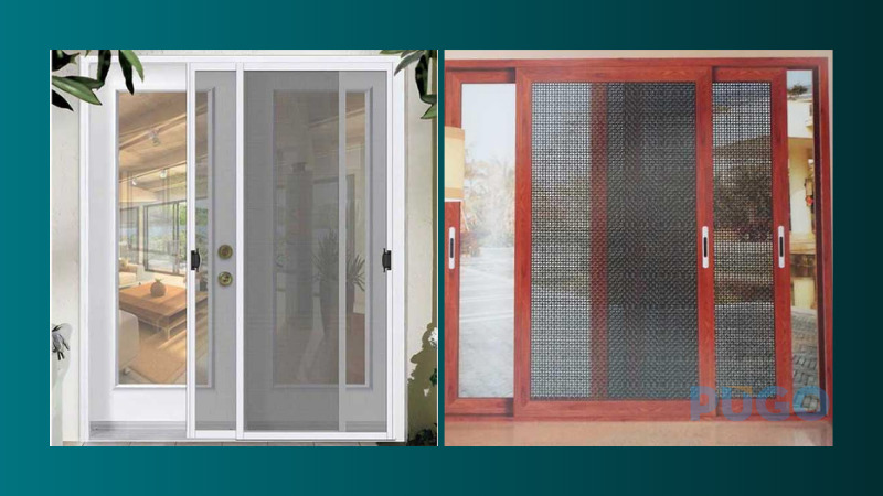 Lưới dạng cửa lùa Lưới dạng cửa lùa