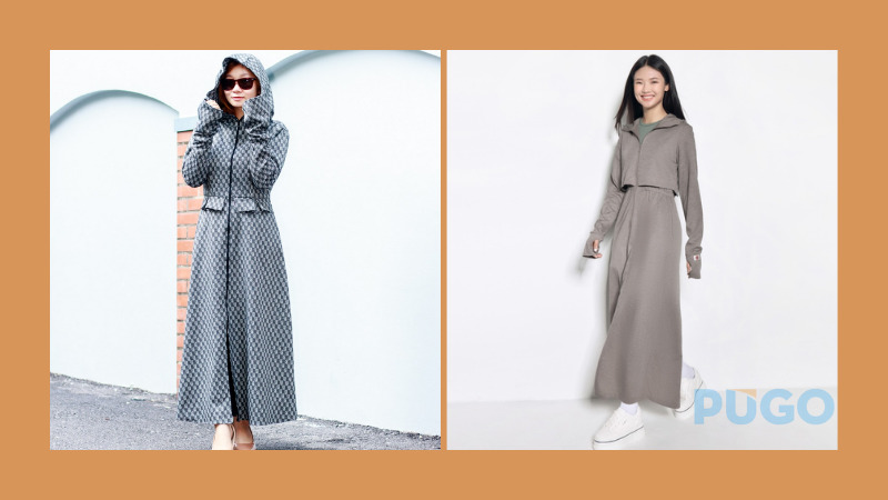 Áo chống nắng dáng dài form rộng