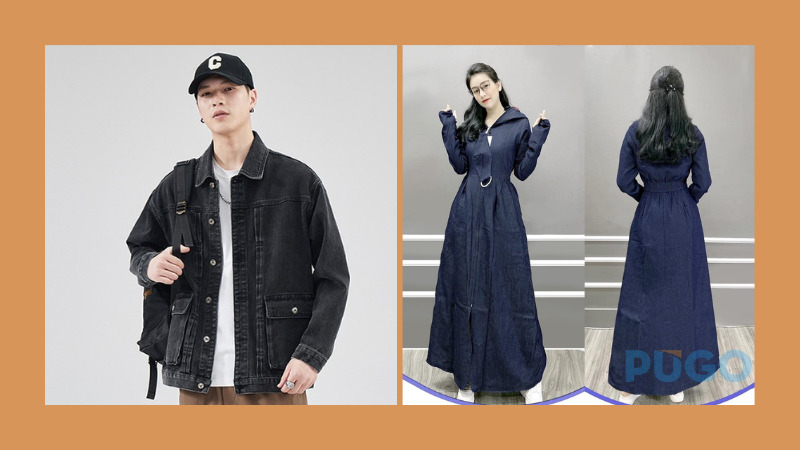 Áo chống nắng vải jean (denim)