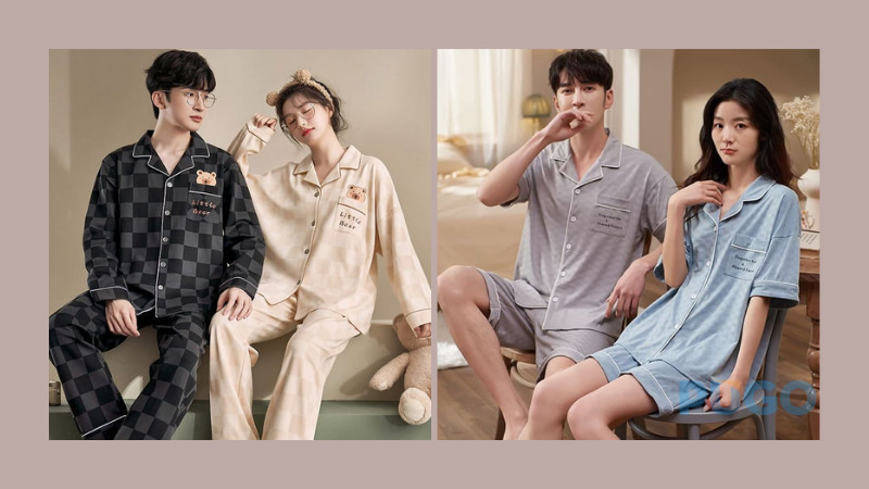 Pijama đôi dễ thương