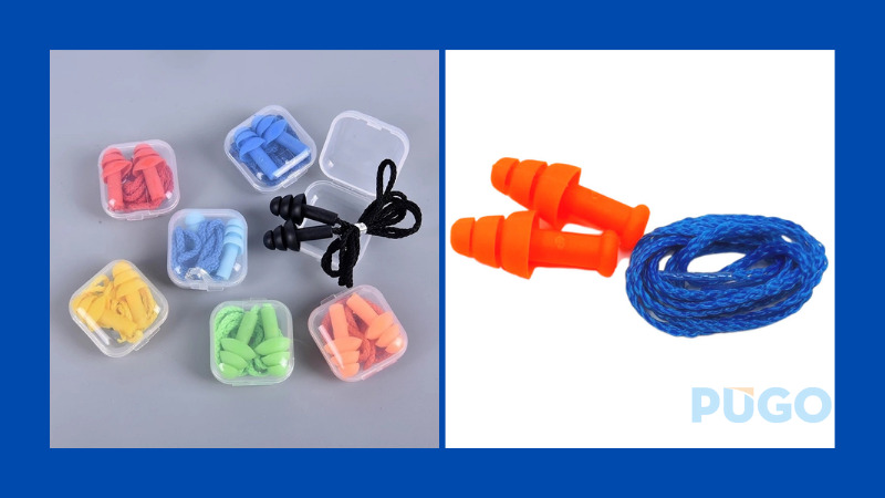 Nút bịt tai bơi có dây nối