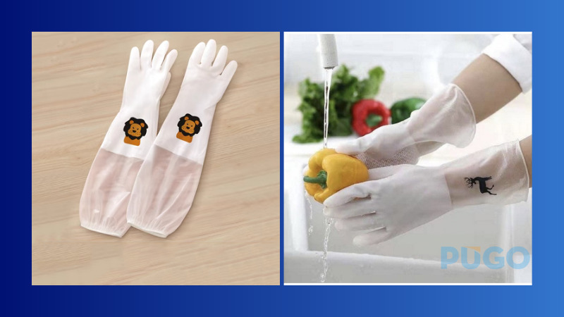 Găng tay vải phủ cao su chống trơn trượt