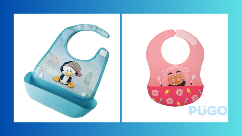 Yếm ăn dặm có khóa dán