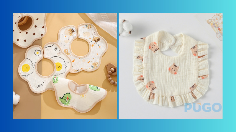 Yếm vải cotton thấm hút tốt