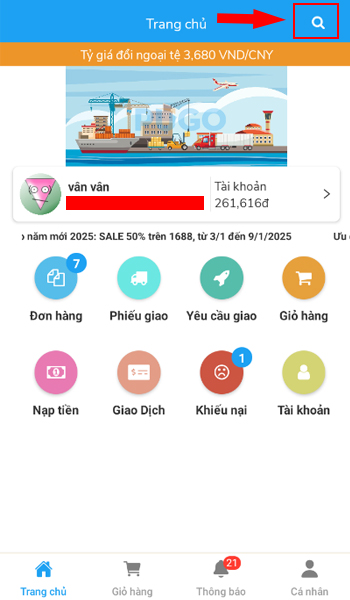 Chọn công cụ tìm kiếm