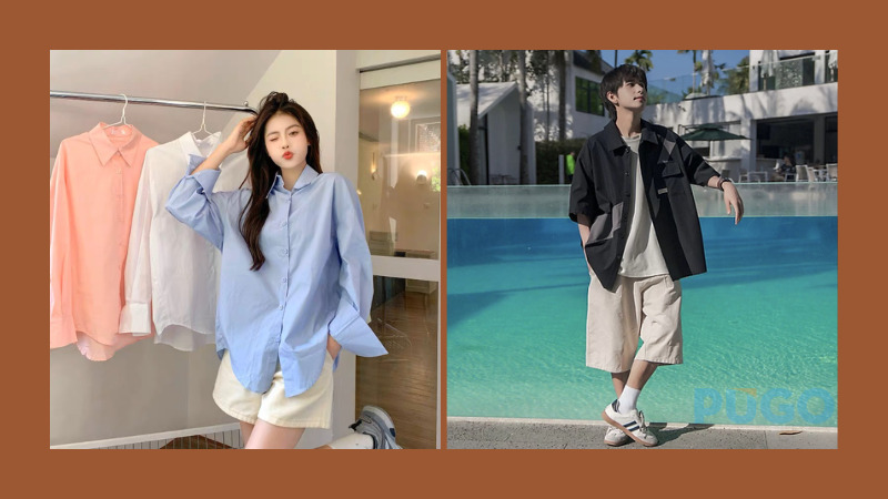 Áo sơ mi form rộng