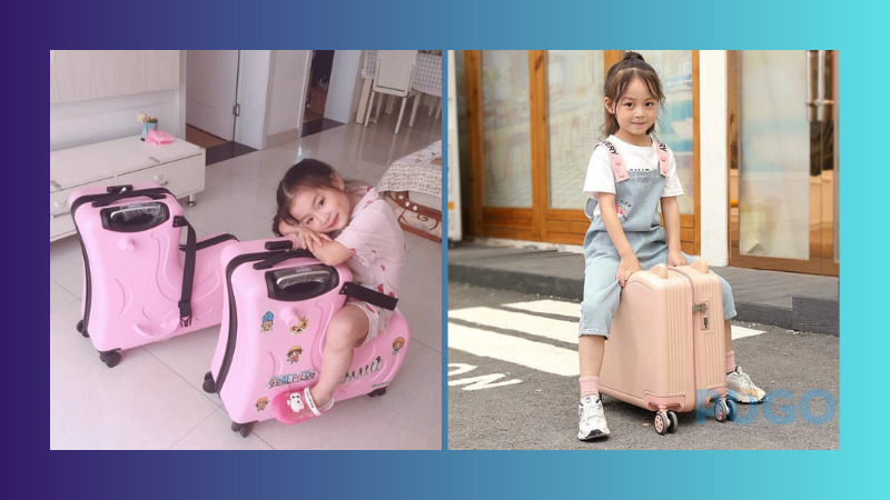 Vali trẻ em có thể ngồi được