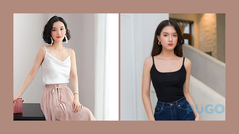 Áo 2 dây trơn Áo 2 dây trơn