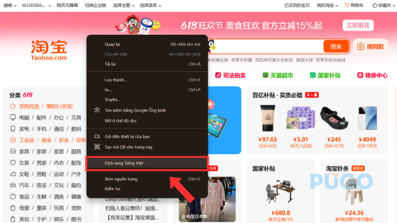 Dịch sang tiếng Việt Dịch sang tiếng Việt