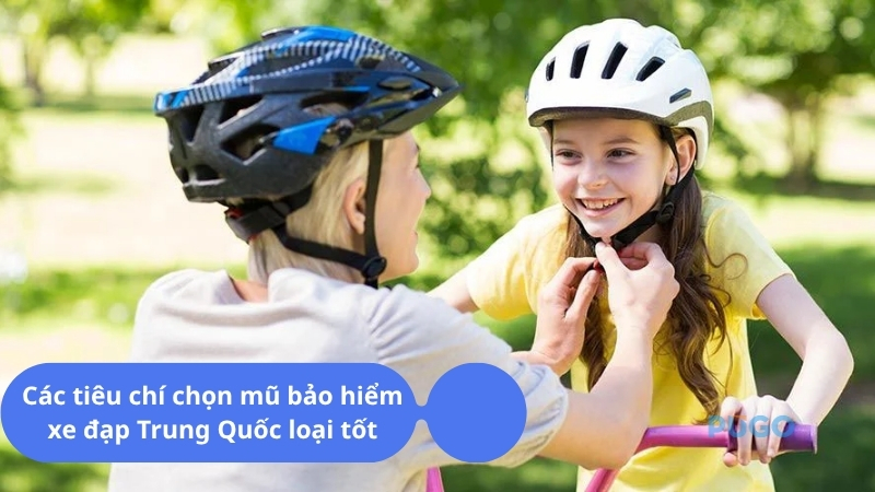Các tiêu chí chọn mũ bảo hiểm xe đạp Trung Quốc loại tốt