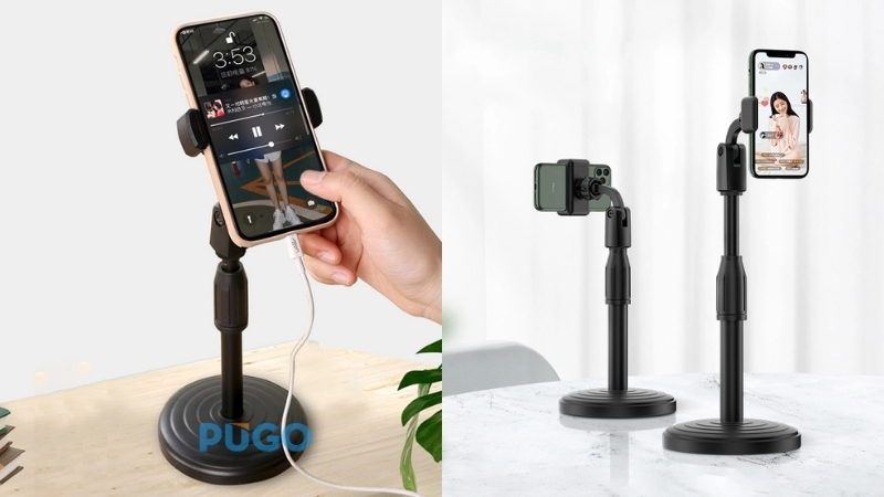 Giá đỡ điện thoại để bàn Trung Quốc chân tròn 