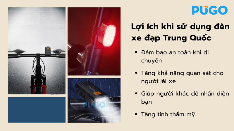 Lợi ích khi sử dụng đèn xe đạp Trung Quốc Lợi ích khi sử dụng đèn xe đạp Trung Quốc