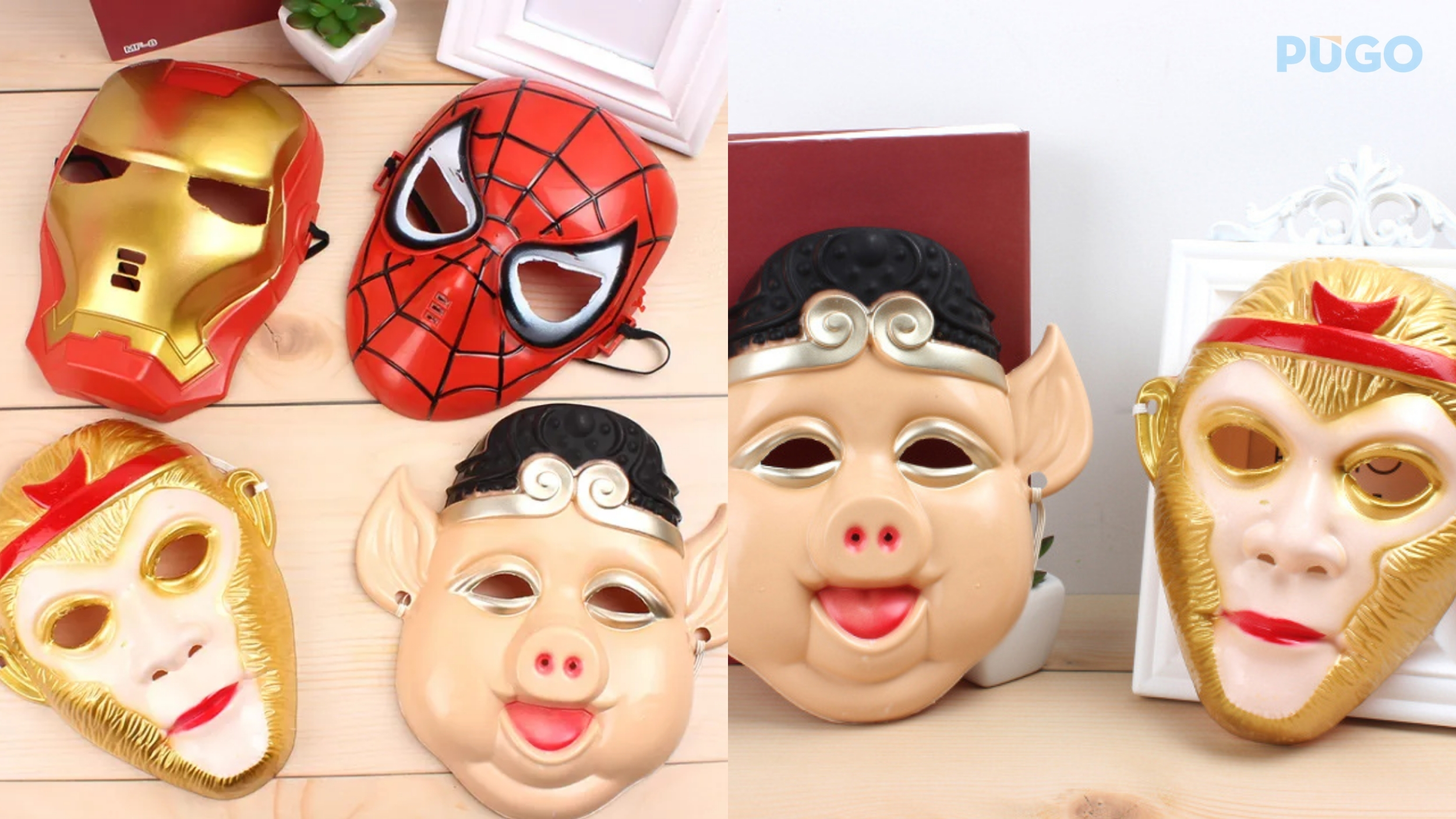 Mặt nạ nhân vật hoạt hình Mặt nạ nhân vật hoạt hình