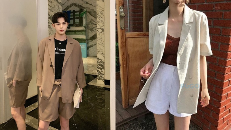 Áo blazer kết hợp quần short