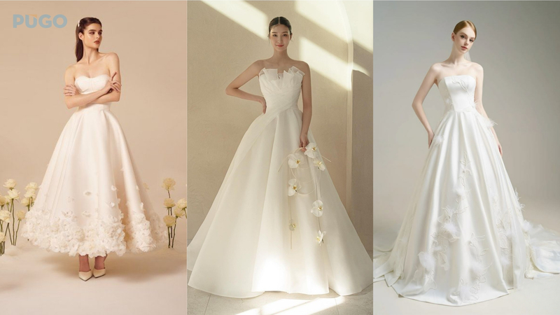 Váy cưới cúp ngực